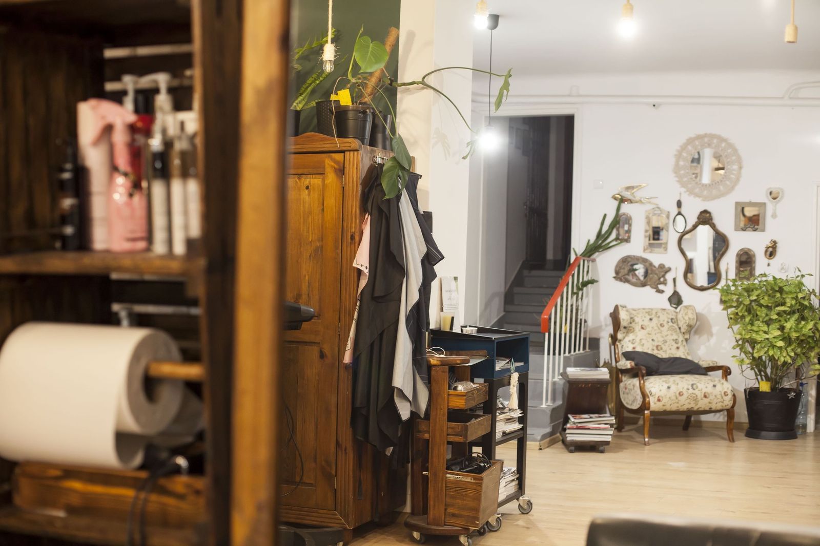 Wnętrze salonu Atelier Eliza Gawot na Żoliborzu